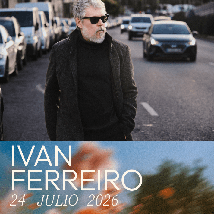 Promotional poster for Iván Ferreiro at Es Jardí on 24 July 2026.