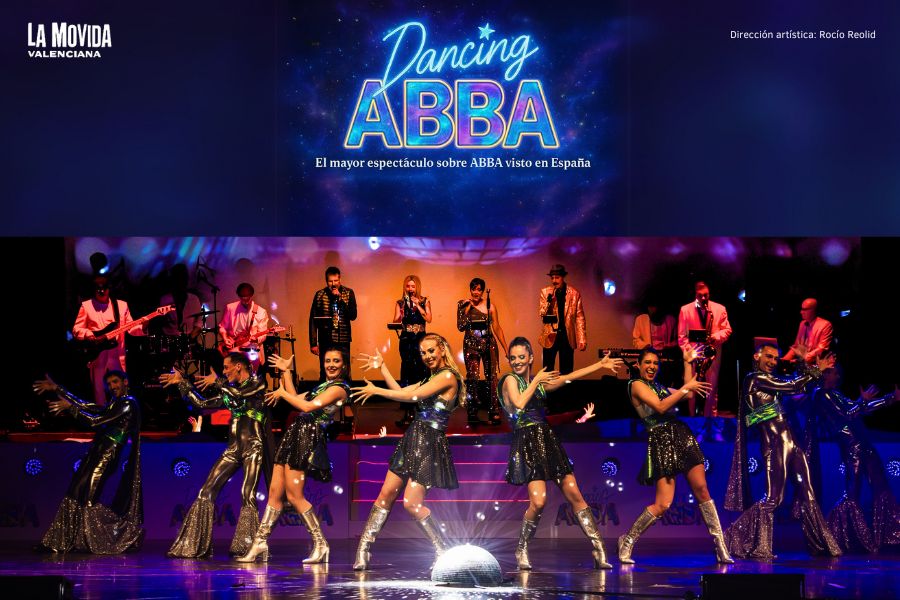 Promotional image for the show “Dancing ABBA”.